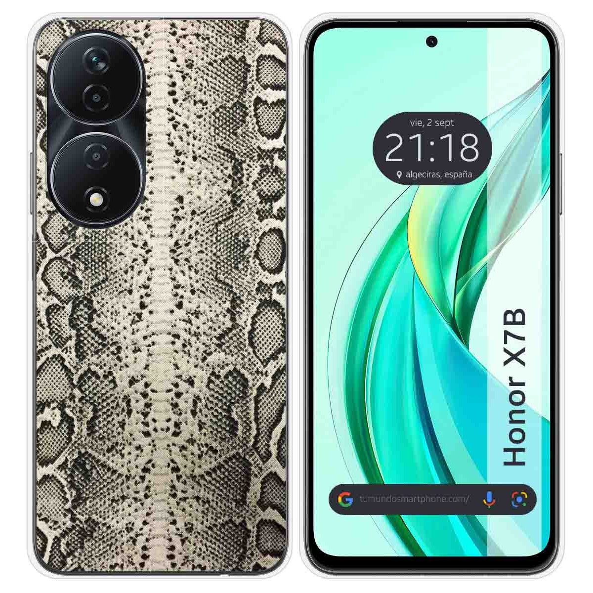 Funda Silicona para Huawei Honor X7b diseño Animal 01 Dibujos