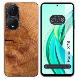 Funda Silicona para Huawei Honor X7b diseño Madera 04 Dibujos