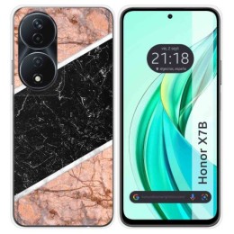 Funda Silicona para Huawei Honor X7b diseño Mármol 07 Dibujos