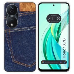 Funda Silicona para Huawei Honor X7b diseño Vaquero Dibujos