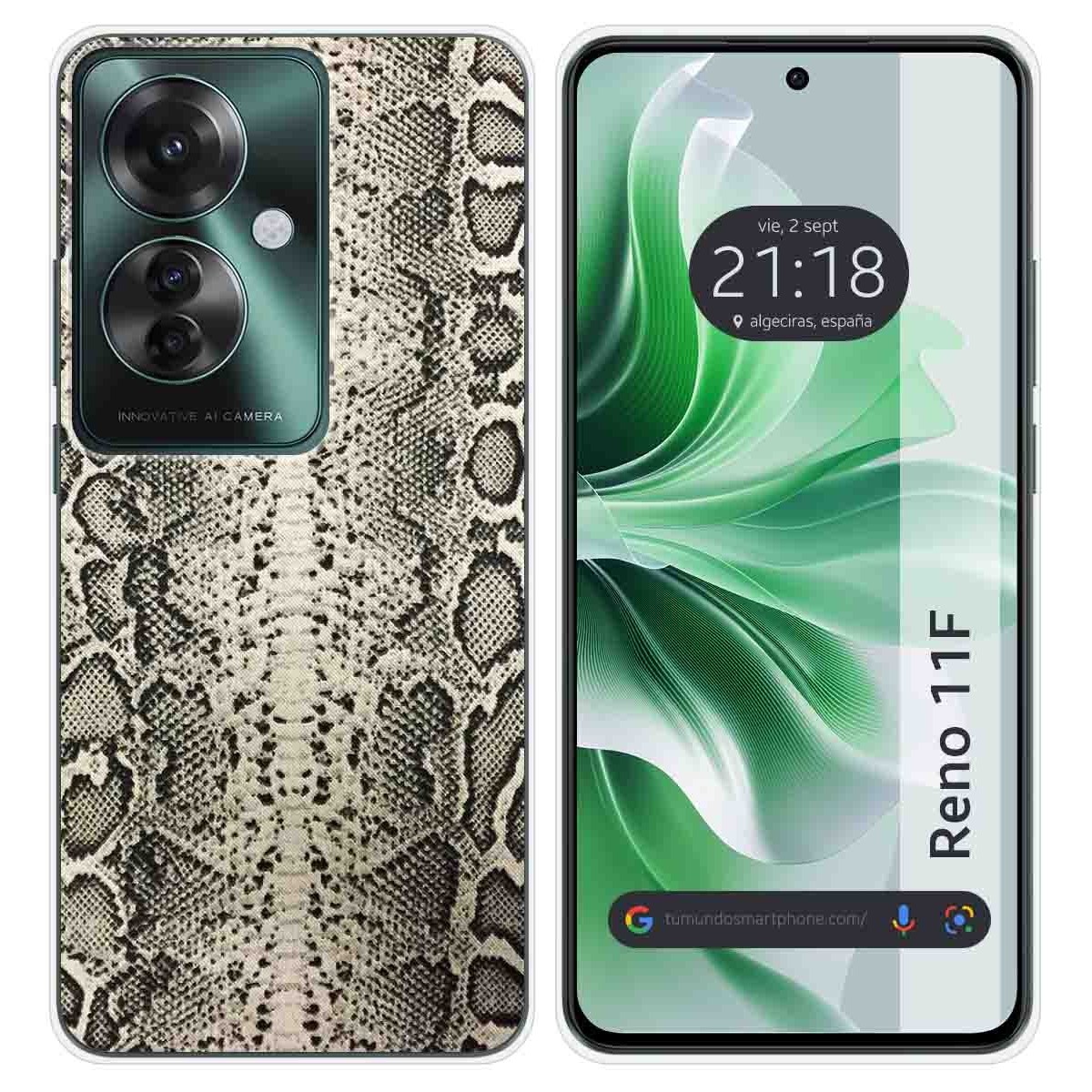 Funda Silicona para Oppo Reno 11F 5G diseño Animal 01 Dibujos