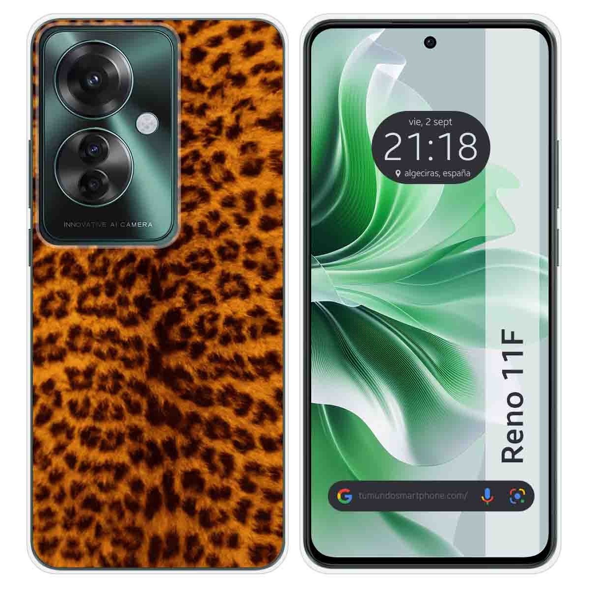 Funda Silicona para Oppo Reno 11F 5G diseño Animal 03 Dibujos