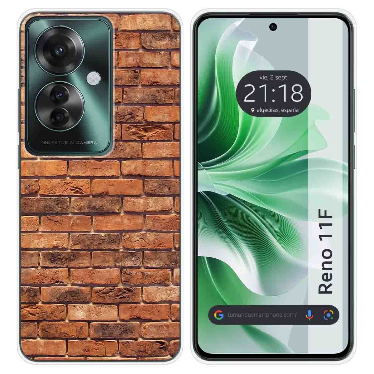 Funda Silicona para Oppo Reno 11F 5G diseño Ladrillo 04 Dibujos