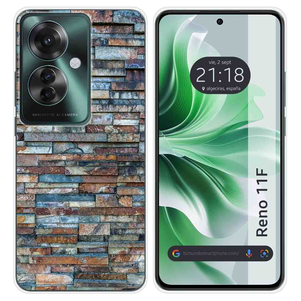 Funda Silicona para Oppo Reno 11F 5G diseño Ladrillo 05 Dibujos