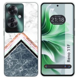 Funda Silicona para Oppo Reno 11F 5G diseño Mármol 05 Dibujos