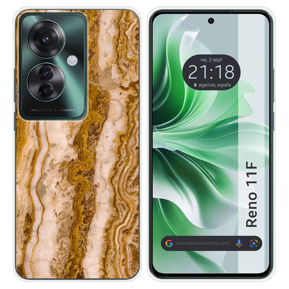 Funda Silicona para Oppo Reno 11F 5G diseño Mármol 10 Dibujos