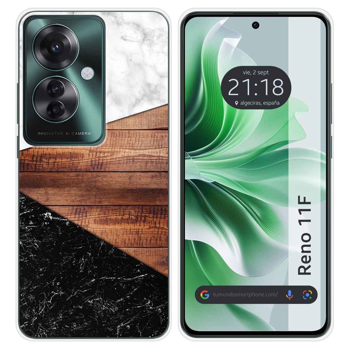 Funda Silicona para Oppo Reno 11F 5G diseño Mármol 11 Dibujos