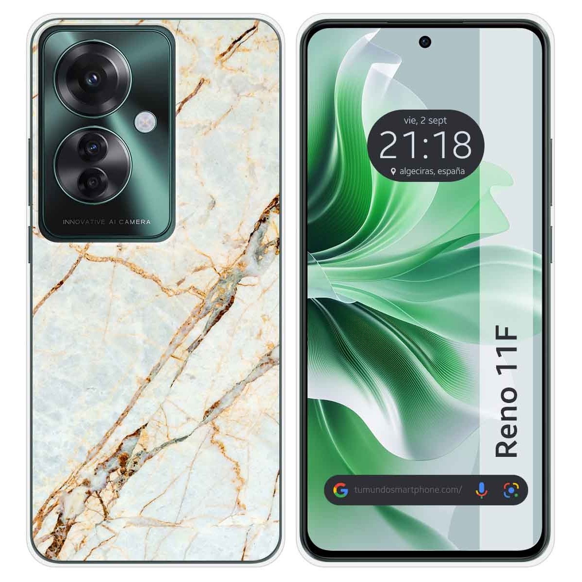 Funda Silicona para Oppo Reno 11F 5G diseño Mármol 13 Dibujos