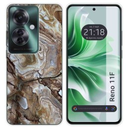 Funda Silicona para Oppo Reno 11F 5G diseño Mármol 14 Dibujos