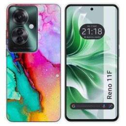 Funda Silicona para Oppo Reno 11F 5G diseño Mármol 15 Dibujos