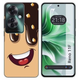 Funda Silicona para Oppo Reno 11F 5G diseño Helado Chocolate Dibujos