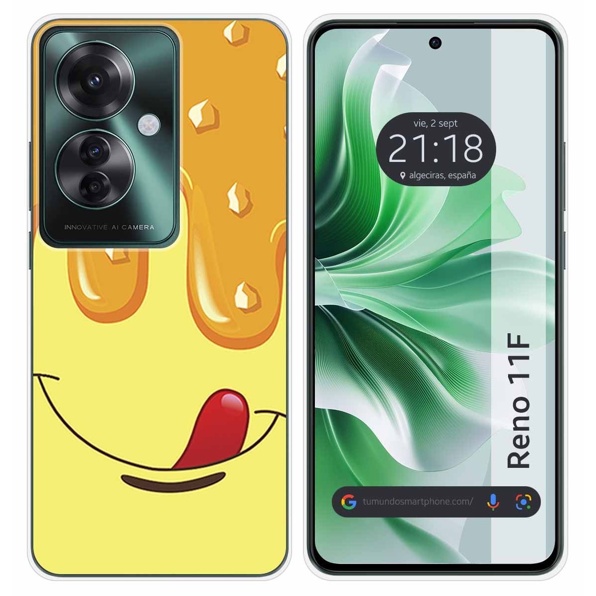 Funda Silicona para Oppo Reno 11F 5G diseño Helado Vainilla Dibujos