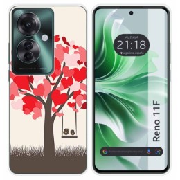 Funda Silicona para Oppo Reno 11F 5G diseño Pajaritos Dibujos