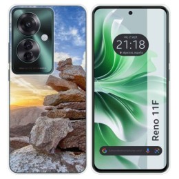 Funda Silicona para Oppo Reno 11F 5G diseño Sunset Dibujos