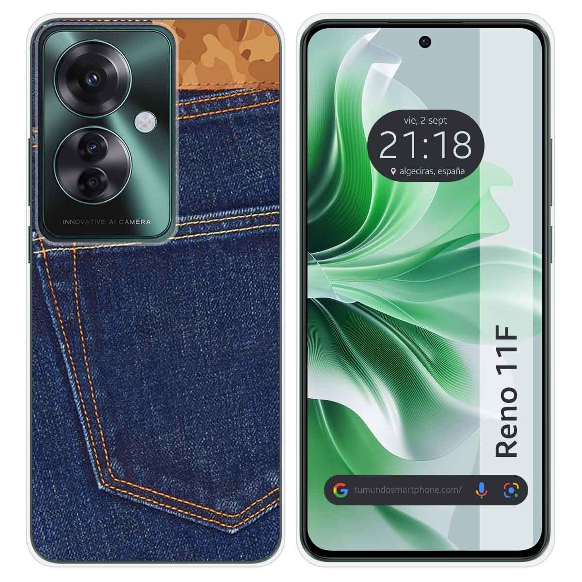 Funda Silicona para Oppo Reno 11F 5G diseño Vaquero Dibujos