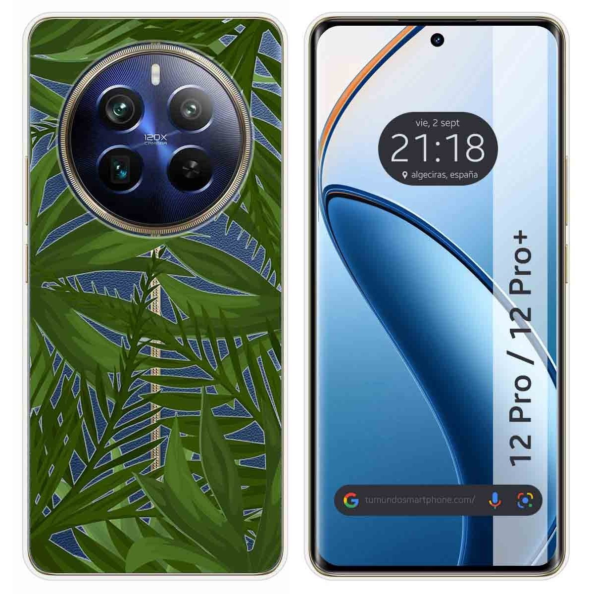 Funda Silicona Transparente para Realme 12 Pro 5G / 12 Pro Plus 5G diseño Jungla Dibujos