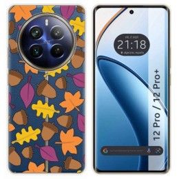 Funda Silicona Transparente para Realme 12 Pro 5G / 12 Pro Plus 5G diseño Otoño Dibujos