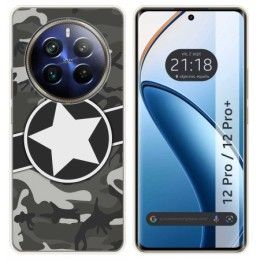 Funda Silicona para Realme 12 Pro 5G / 12 Pro Plus 5G diseño Camuflaje 02 Dibujos