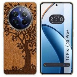 Funda Silicona para Realme 12 Pro 5G / 12 Pro Plus 5G diseño Cuero 03 Dibujos