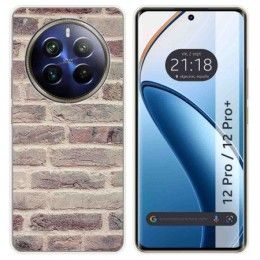 Funda Silicona para Realme 12 Pro 5G / 12 Pro Plus 5G diseño Ladrillo 01 Dibujos