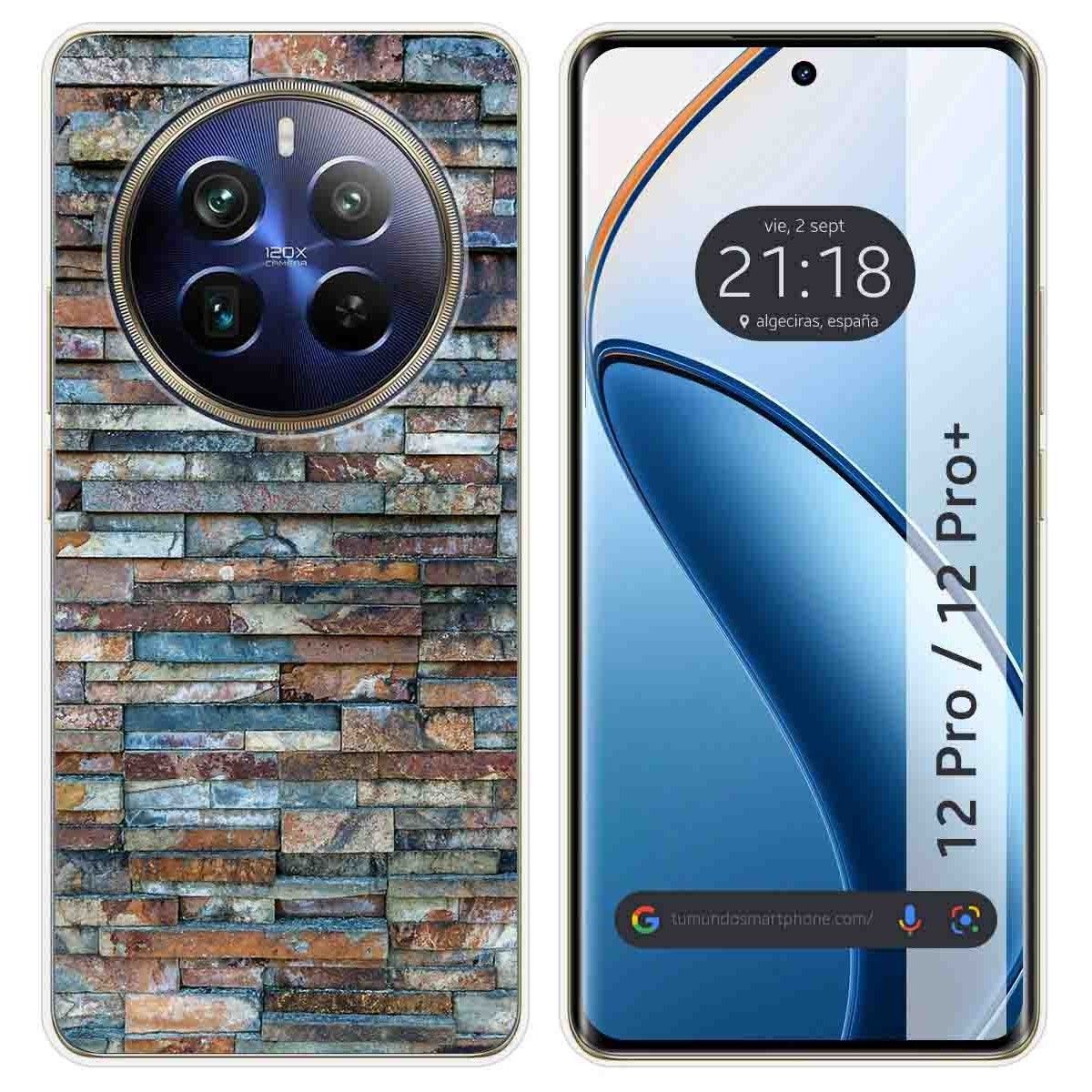 Funda Silicona para Realme 12 Pro 5G / 12 Pro Plus 5G diseño Ladrillo 05 Dibujos