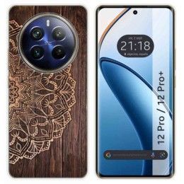 Funda Silicona para Realme 12 Pro 5G / 12 Pro Plus 5G diseño Madera 06 Dibujos