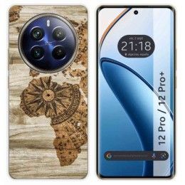 Funda Silicona para Realme 12 Pro 5G / 12 Pro Plus 5G diseño Madera 07 Dibujos