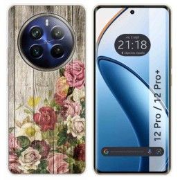 Funda Silicona para Realme 12 Pro 5G / 12 Pro Plus 5G diseño Madera 08 Dibujos