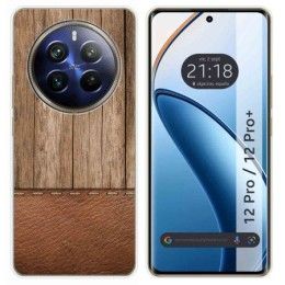 Funda Silicona para Realme 12 Pro 5G / 12 Pro Plus 5G diseño Madera 09 Dibujos