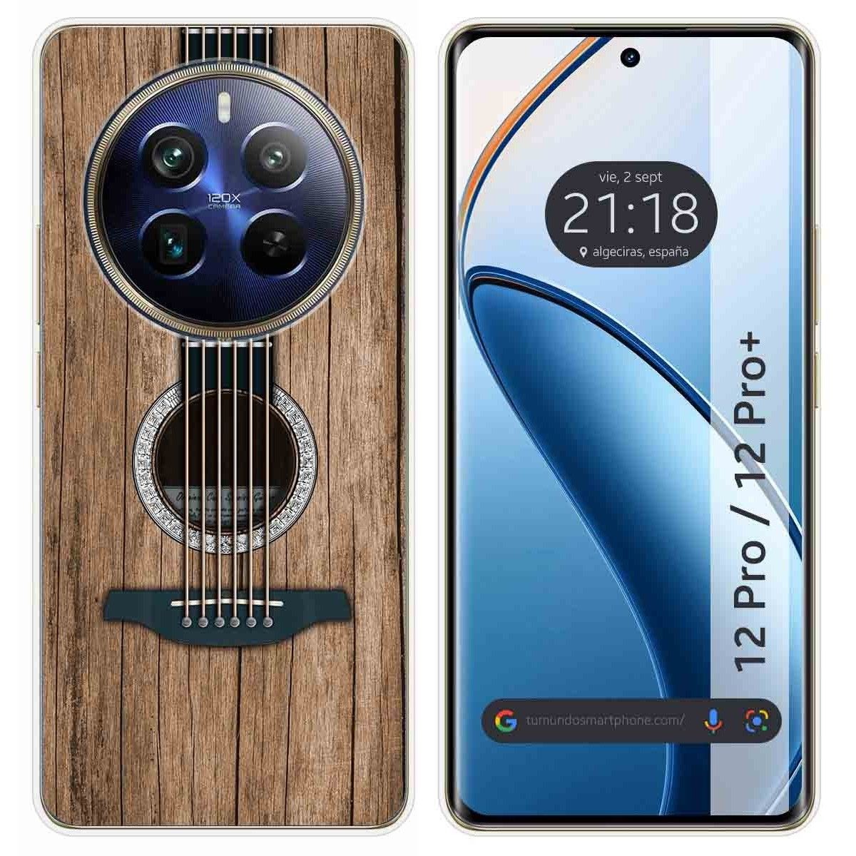 Funda Silicona para Realme 12 Pro 5G / 12 Pro Plus 5G diseño Madera 11 Dibujos