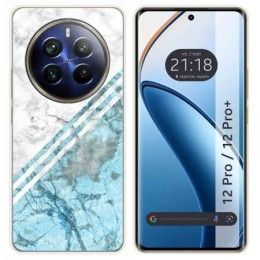 Funda Silicona para Realme 12 Pro 5G / 12 Pro Plus 5G diseño Mármol 02 Dibujos