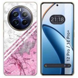 Funda Silicona para Realme 12 Pro 5G / 12 Pro Plus 5G diseño Mármol 03 Dibujos