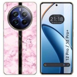 Funda Silicona para Realme 12 Pro 5G / 12 Pro Plus 5G diseño Mármol 04 Dibujos