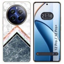 Funda Silicona para Realme 12 Pro 5G / 12 Pro Plus 5G diseño Mármol 05 Dibujos