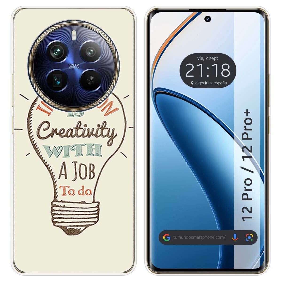 Funda Silicona para Realme 12 Pro 5G / 12 Pro Plus 5G diseño Creativity Dibujos