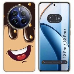 Funda Silicona para Realme 12 Pro 5G / 12 Pro Plus 5G diseño Helado Chocolate Dibujos