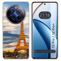 Funda Silicona para Realme 12 Pro 5G / 12 Pro Plus 5G diseño Paris Dibujos