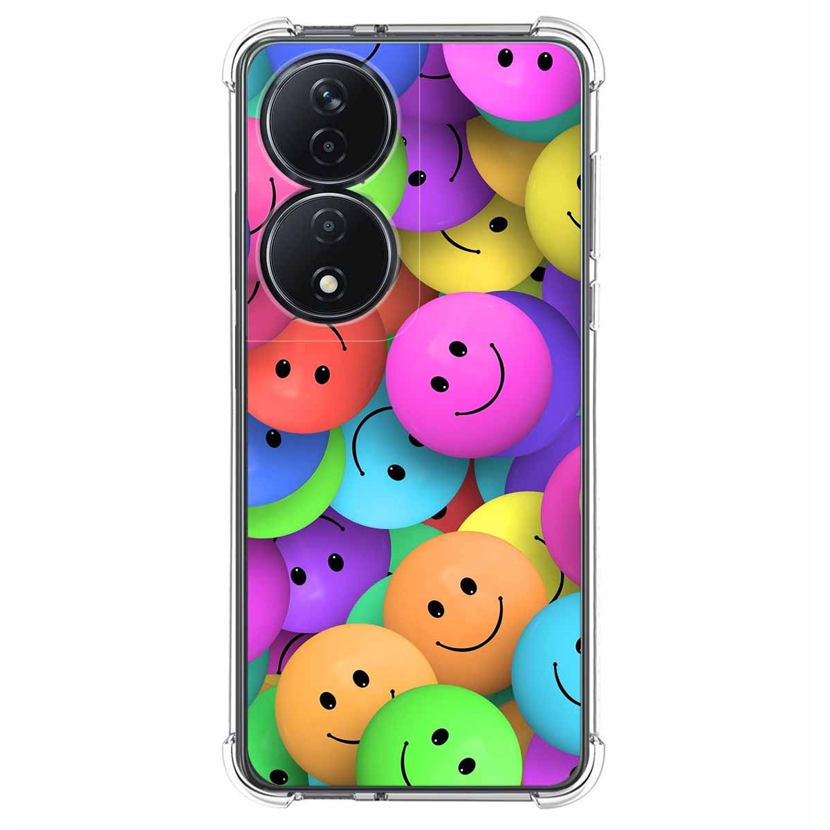 Funda Silicona Antigolpes para Huawei Honor X7b diseño Smile Dibujos