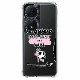 Funda Silicona Antigolpes para Huawei Honor X7b diseño Vaca Dibujos