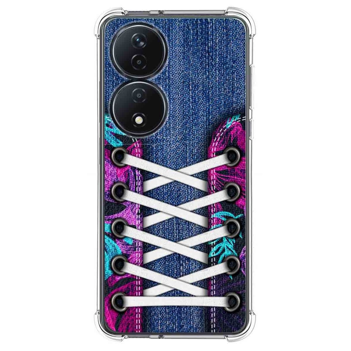 Funda Silicona Antigolpes para Huawei Honor X7b diseño Zapatillas 06 Dibujos