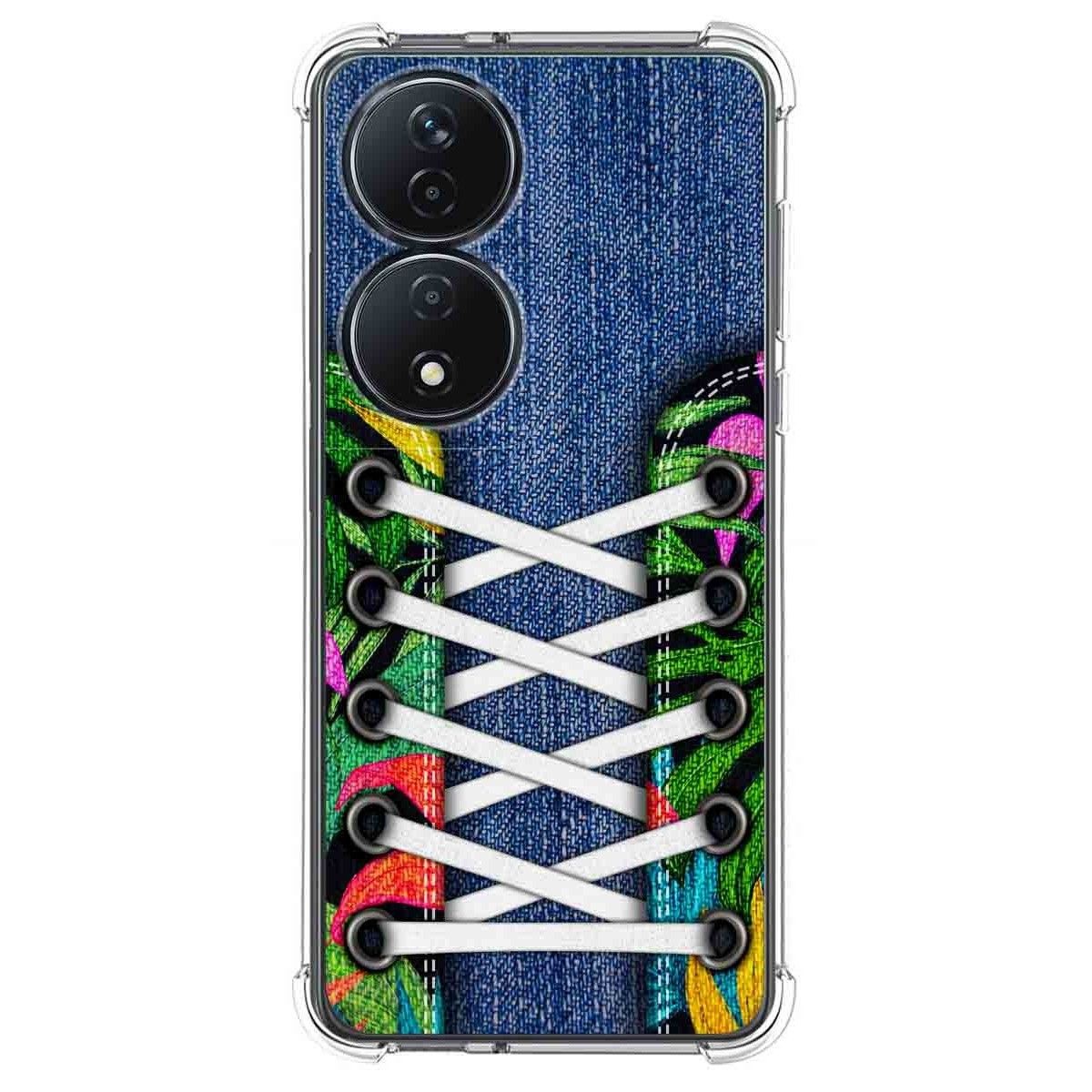 Funda Silicona Antigolpes para Huawei Honor X7b diseño Zapatillas 13 Dibujos