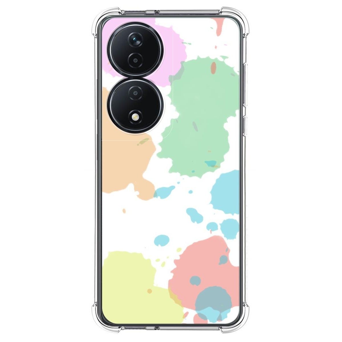 Funda Silicona Antigolpes para Huawei Honor X7b diseño Acuarela 05 Dibujos