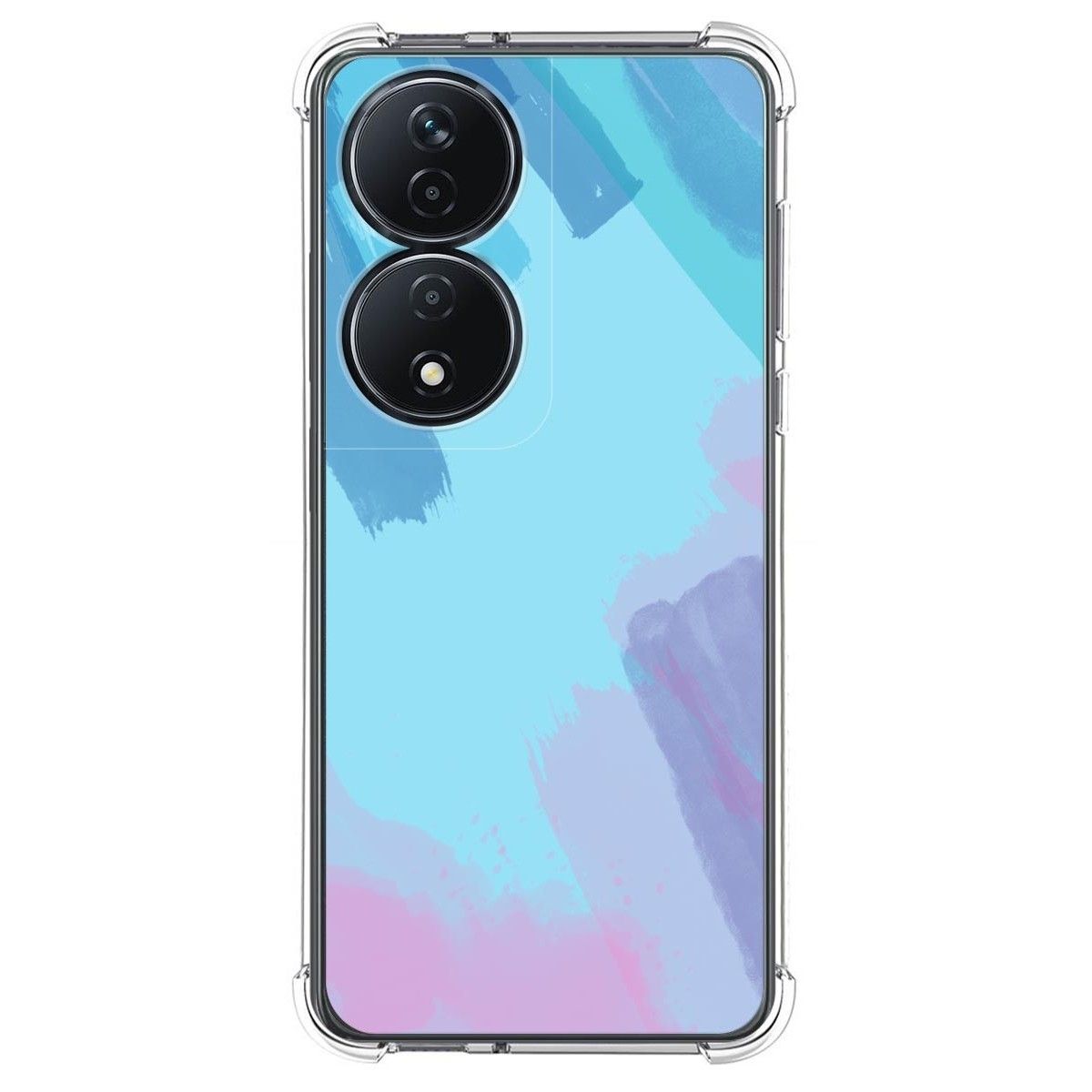 Funda Silicona Antigolpes para Huawei Honor X7b diseño Acuarela 10 Dibujos