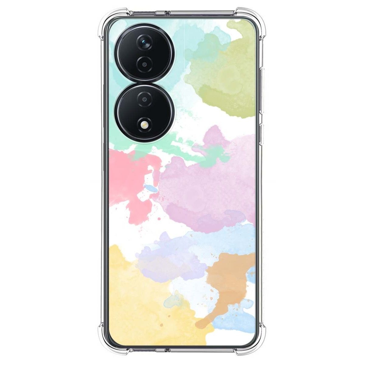 Funda Silicona Antigolpes para Huawei Honor X7b diseño Acuarela 11 Dibujos