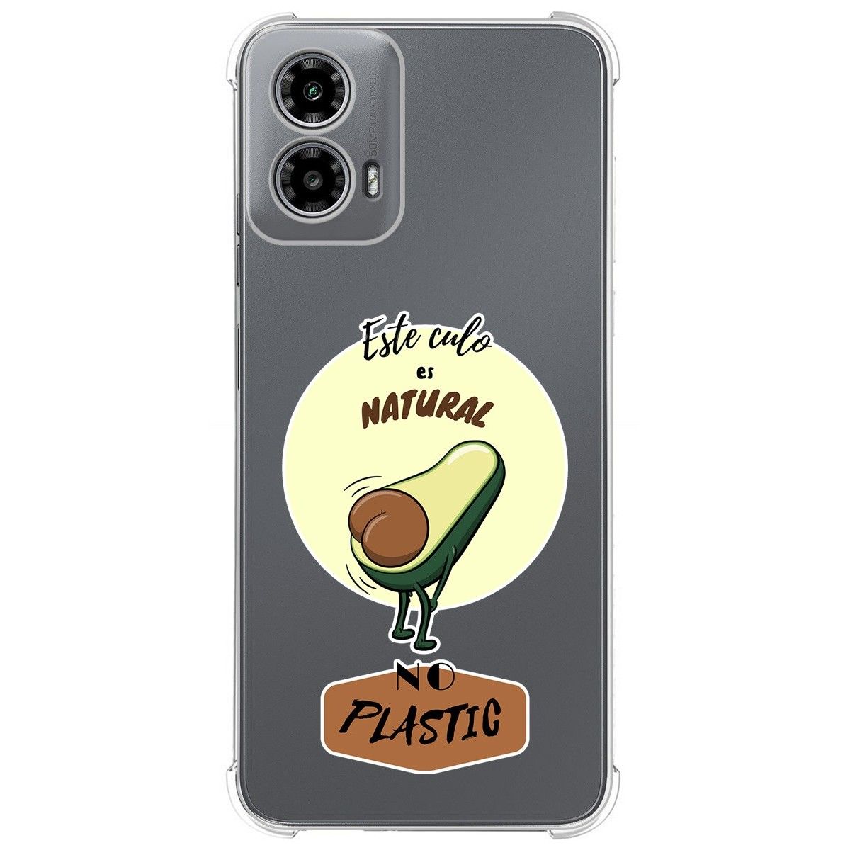 Funda Silicona Antigolpes para Motorola Moto G34 5G diseño Culo Natural Dibujos