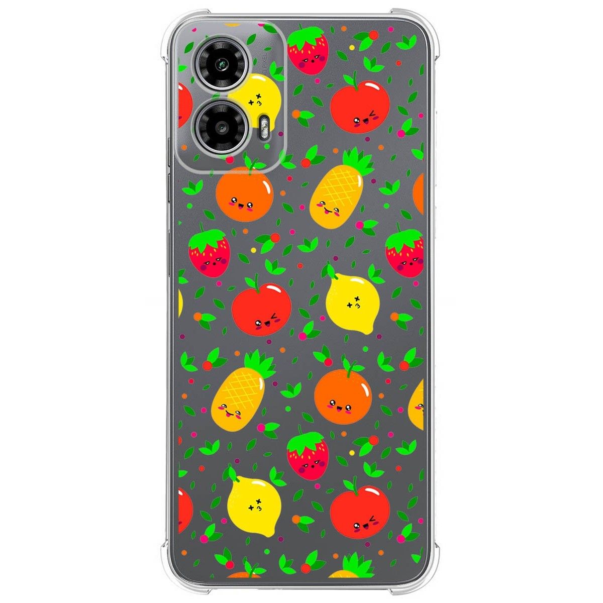 Funda Silicona Antigolpes para Motorola Moto G34 5G diseño Frutas 01 Dibujos