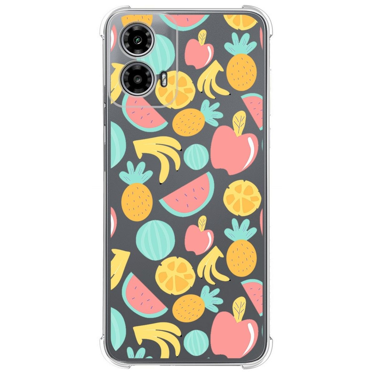 Funda Silicona Antigolpes para Motorola Moto G34 5G diseño Frutas 02 Dibujos