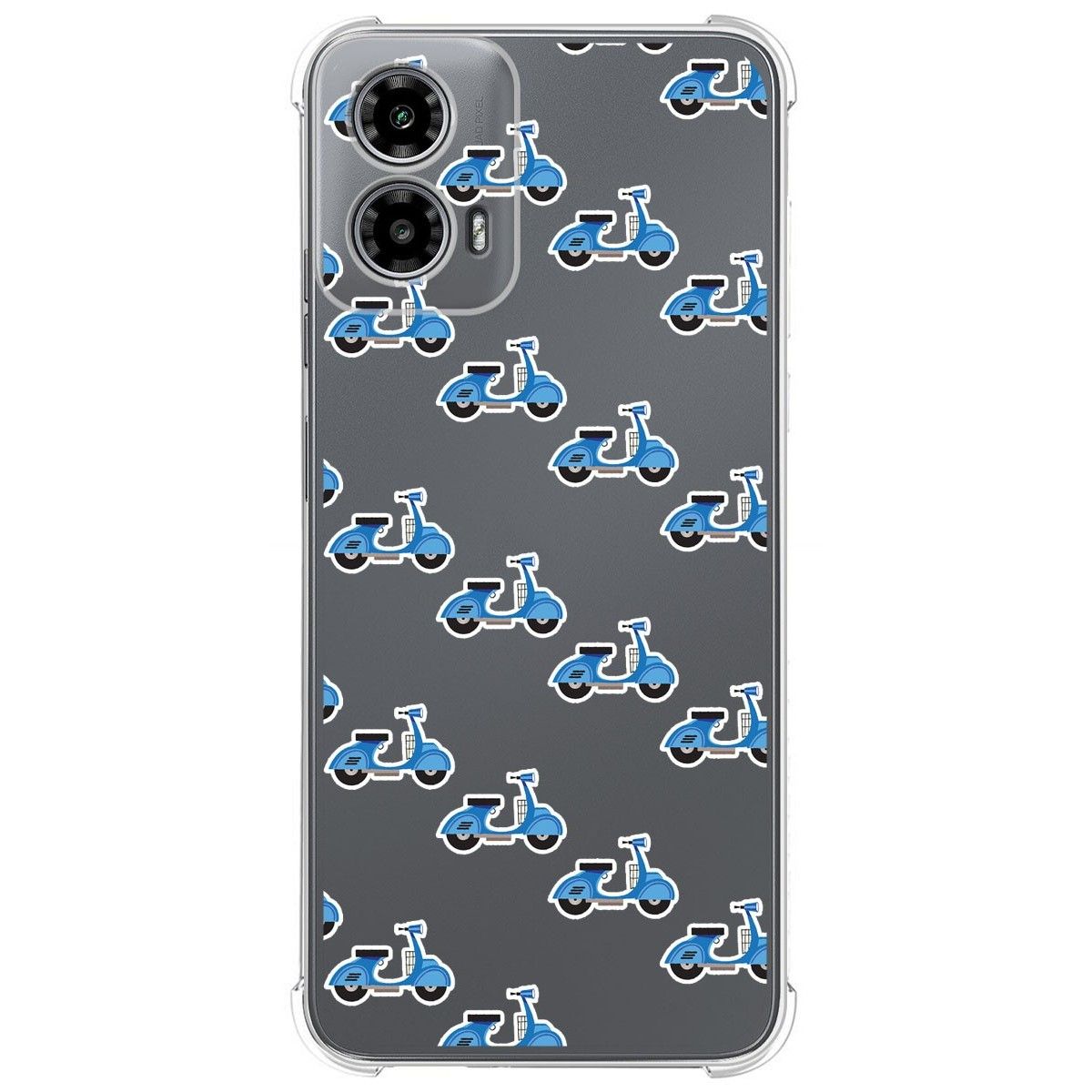 Funda Silicona Antigolpes para Motorola Moto G34 5G diseño Scooter Dibujos