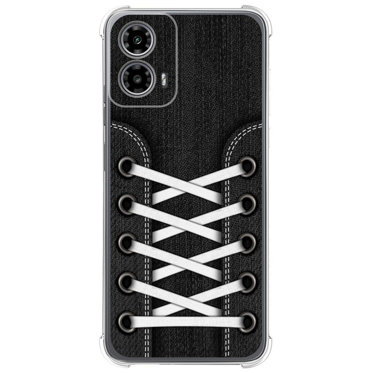 Funda Silicona Antigolpes para Motorola Moto G34 5G diseño Zapatillas 02 Dibujos