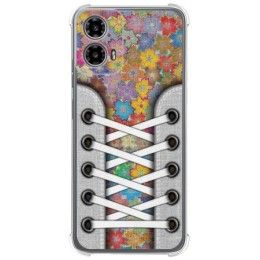 Funda Silicona Antigolpes para Motorola Moto G34 5G diseño Zapatillas 05 Dibujos